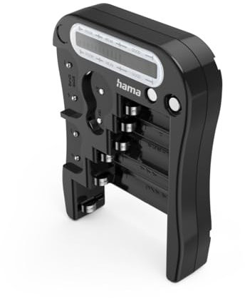 Hama |Comprobador de pilas, medidor universal para pilas recargables