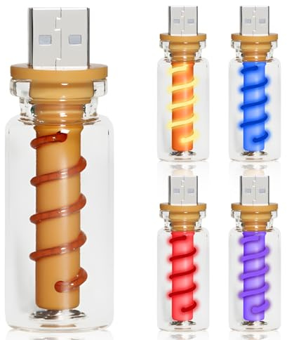 Lot de 4 Lampes D'ambiance D'intérieur d'inspiration rétro avec Toucher et intensité Variable, Lampes de Voiture rétro, veilleuses USB, éclairage intérieur LED pour Voiture, Chambre à Coucher, Salon