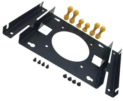 Soporte de montaje de disco duro de 3.5 pulgadas, soporte adaptador de metal con marco de montaje para caja de computadora