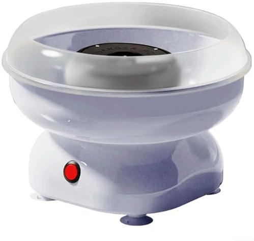 babominimer Mini máquina de algodón de azúcar para niños con funcionamiento seguro y rendimiento silencioso, configuración rápida para dulces divertidos en fiestas y ocasiones especiales (morado)