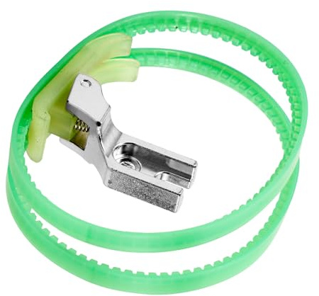 Alipis Prensatelas de Goma y Metal de Doble Rodillo Fácil de Instalar Pie Reemplazable para Máquina de Coser Doméstica para Proyectos de Costura y Telas Ligeras
