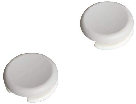ENDARK Analog Stick Cap Ersatz 3D Joystick Abdeckung für Nintendo Neue 3DS / 3DS / 3DSLL / 3DSXL Controller (Weiß)