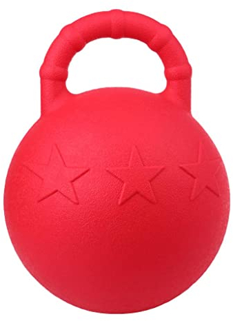 Toygogo Groß Spielball Pferd Ball Pferdespielball Gummi Pferdespielzeug für Trainingspferde,zufällig