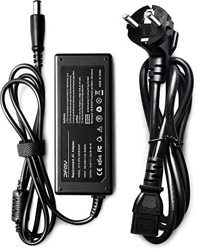 PFMY 18,5V 3,5A AC Adapter Bärbar Dator Laddare Nätaggregat Ström Nätadapter Strömkabel Notebook Laptop Charger för HP EliteBook 2530P 2560P 2570P 2760P 6930P 8440P 8470P 8530P 8540P 8560P 8570P