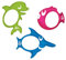 Beco Sealife Tauchring 3er Set Pinky, Ray & Sydney Tauchen Wurfring Tauchspiel
