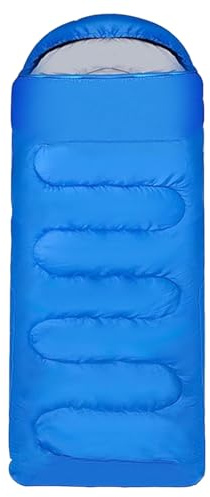 Buystarget Single Sleeping Bag 3-4 Season Waterproof Outdoor Camping Hiking Envelope Zip UK