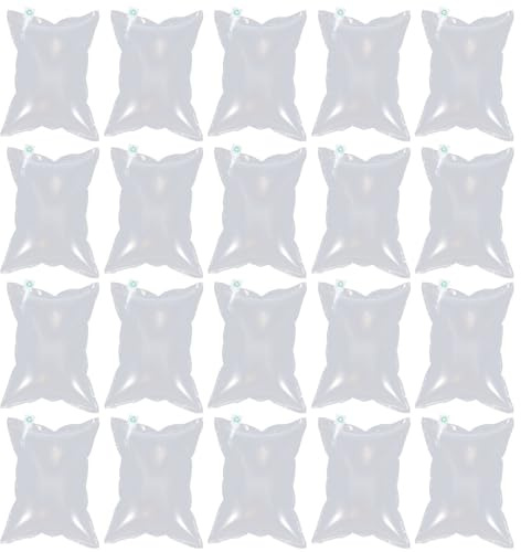 VILLCASE 100 bolsas inflables de protección 30 x 40 cm película cojín de burbujas transparente embalaje antigolpes para envío de objetos frágiles