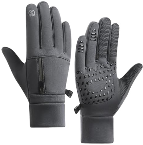 Yongany Windproof Touchscreens Gloves | Touchscreen Winter Gloves Snow Gloves Mittens with Pocket | Riding Snowboard Gloves, Anti-Slip Cold Weather Gloves For Men, Women, Cold Weather