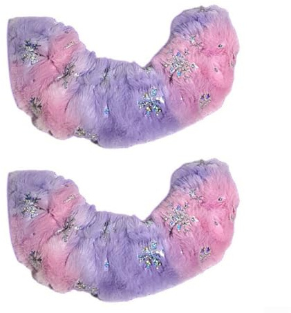 Yuanpgky 1 par de fundas para patines de hielo – Protectores de patinaje sobre hielo para mujer – Fundas de accesorios suaves para patines – para patinaje artístico/hockey – para cuchillas de 25 a 30