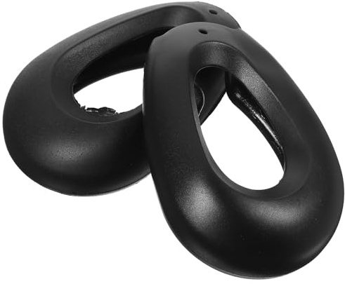 TOYANDONA Cache-oreilles Imperméable et Portable pour Teinture Capillaire en Silicone Noir 2 Paires Protection Auditive Professionnelle et Personnelle pour Bain et Masque Facial