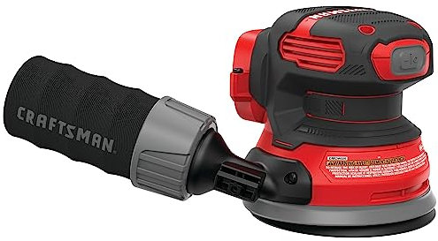 CRAFTSMAN V20 Orbital Sander, Cordless, 12,000 OPM, Bare Tool Only (CMCW220B)