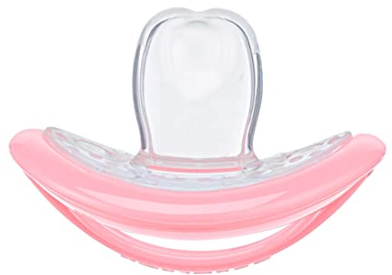 Curaprox Baby-schnuller, Größe 0 | Für Babys Von 0 Bis Zu Jedem Alter | Biofunktionelles Design Zur Unterstützung Von Kiefer Und Gaumen | BPA-frei, Rosa | Hergestellt in Der Schweiz