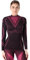 Ladeheid Thermounterwäsche Damen Funktionsunterwäsche Langarm Shirt Thermoaktiv LAGI004 (Schwarz/Rosa, S)
