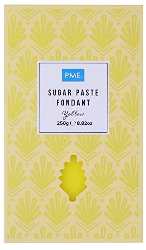 PME Sugar Paste Fondant – Yellow 250g