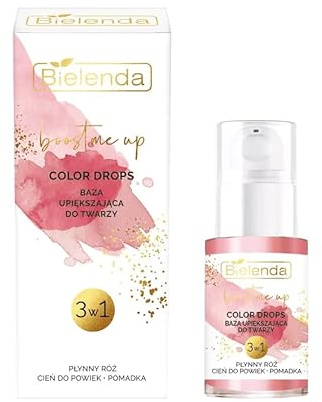 Bielenda Boost Me Up Colour Drops 3in1 Facial Beauty Base Blush and Eyeshadow 30ml