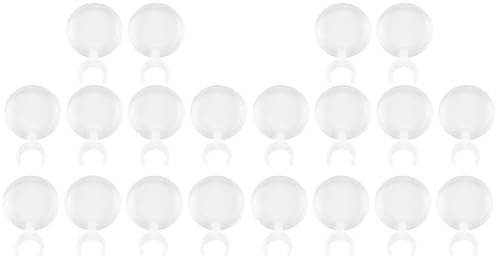 Healeved 20stücke Kunststoff Bohrstift Mit Clip Und Lupe Vergrößerungsglas Für Diamantmalerei Und Nageldesign Praktische Werkzeuge Für Kunst Und Handwerk