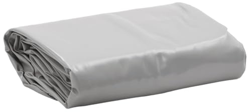 Lona impermeable para remolques, lona gris 5 x 8 m, 650 g/m², para uso diario en transporte