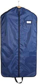 Covermates Keepsakes Garment Bag Set - Premium Polyester - Full Length Zipper - ID Window - Carrying Handles - Closet Storage, Blue