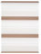 Lichtblick Doppelrollo Klemmfix ohne Bohren, Streifen Bunt, Blickdicht, Klemmträger-Montage, Sichtschutz, Wandmongtage, Deckenmontage, für Fenster und Türen Creme - Weiß - Braun,110 cm x 150 cm (B x L)