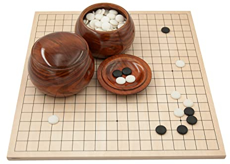 Hebsacker Verlag - Go-Set »Standard« mit Holzbrett, Kunststoffsteinen und Holzdosen