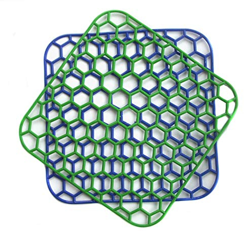 Haus&Garten 2 Stück blau/grün Spülbeckeneinlage Spüleinlage Spülbeckenmatte Spüle Einlage
