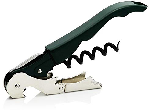 PULLTAP'S Genuine Classic 500 Kellner-Korkenzieher für den professionellen Gebrauch, hergestellt in Spanien, mit doppeltem Gelenkhebel, Folienschneider und Flaschenöffner