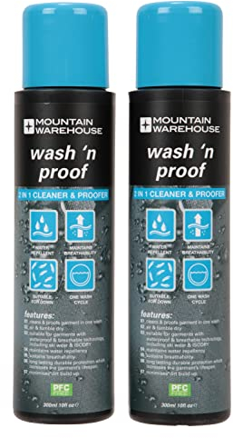 Mountain Warehouse Wash N Proof 300ml -Breathable Proofer - For Hiking Gear, Clothing One