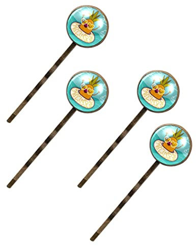 Glam Funny Pineapple with Lifebuoy Hair Accessories, Elegant Hair Clips, Cute Hair Barrettes Sweet Handmade Bobby Pins