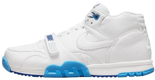 Nike Herren Air Trainer 1 Sneaker, White/University Bl, 39 EU