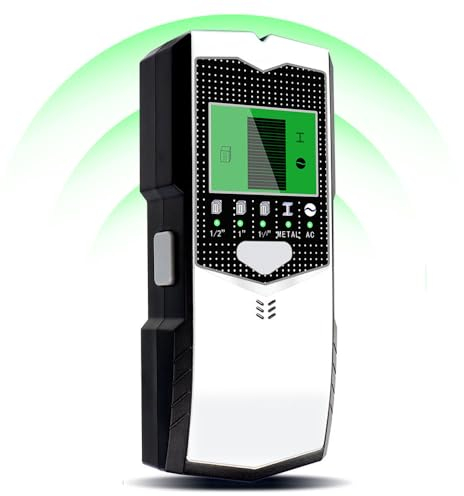 Détecteur Mural, Scanner Mural 5 en 1 détecteur de Scanner, Détecteur de Goujon Scanner Mural avec Alarme sonore pour la détection de Goujon métallique (SH401)