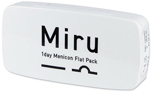 Menicon Miru Flat Pack Tageslinsen weich, 30 Stück/BC 8.6 mm/DIA 14.2 mm / +1 Dioptrien