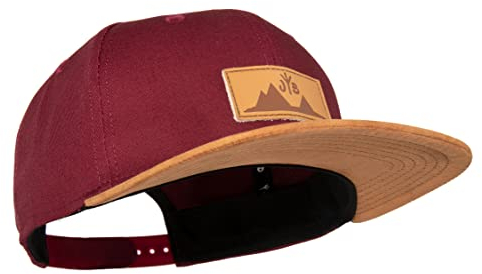 Jumping Bird Baseball Cap Unisex Pilatus • Outdoor Snapback Cap • Individuell verstellbar und leicht abwaschbar • Kappe aus Baumwolle Rot