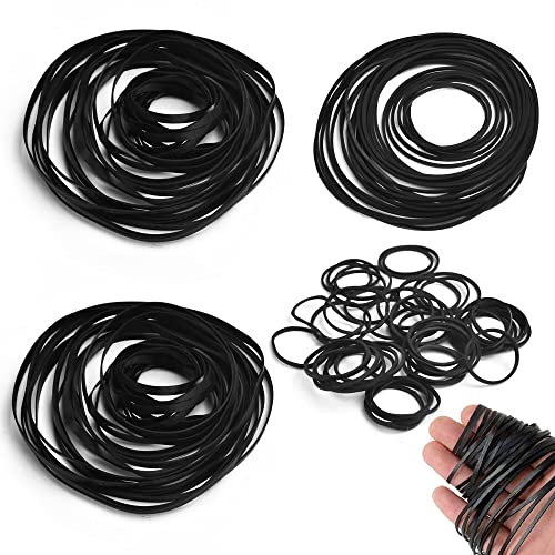 SPEACOUR 180 PCS Ceinture Cassette Tape Universelle 1mm 4.5-13cm/1.2mm 3-4cm/2mm 4-13.5cm/3mm 4-13.5cm Mix Ceinture de Magnétophone Mix Bande Cassette Carrée pour Répéteur de CD-ROM DVD Enregistreur