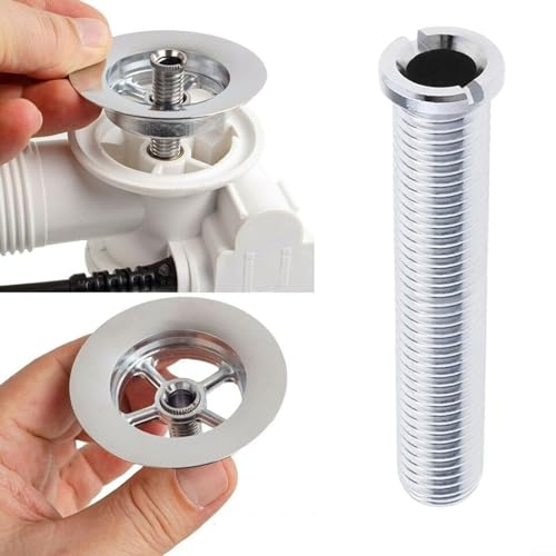 DAZZLEEX Thread for M12 Kitchen Drain Screw Extension Drain Spout Connecting Rod Ceramic Stone Basin Screw Accessories 90Mm