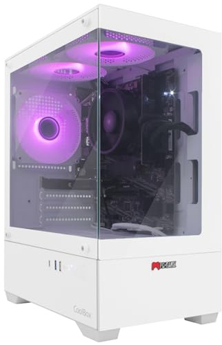 PC-GAME - PC Gaming Neon-X (AMD Ryzen 5-5500GT, 32GB RAM, 1TB SSD M2, Gráficos Radeon Vega 7, Windows 11 Pro). Ordenador de Sobremesa, PC Gamer, Ordenador Gaming