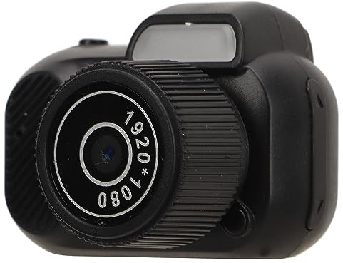 Schermo HD per Fotocamera per Bambini, Funzionamento Semplice, Batteria da 180 MAh, Registrazione di 100 Minuti, Scheda TF da 128 GB, Sovrascrittura Automatica, Videocamera