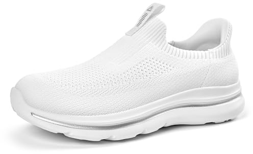 ODCKOI Chaussures Femme sans Lacets Slip-on - Baskets Confortable à Enfiler Facilement - Chaussures Décontractées Loisirs pour Femme