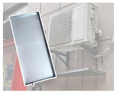 Raccoglitore di gocce di drenaggio, raccoglitore di acqua di condensa del condizionatore d'aria, vaschetta di raccolta dell'acqua di condensa, vaschetta di raccolta della condensa con foro di drenaggi