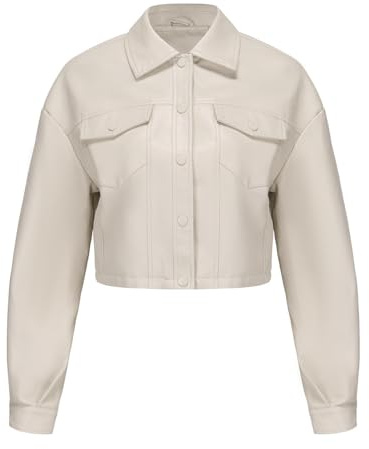 Giacca Similpelle Donna Giubbino Pelle Donna Autunno Trench Corto Primaverile Bomber Giubbotto Invernale Giacche In Giacchetto Elegante Finta Imbottita Mezza Stagione Leggero Nera Xs Suede Estivo