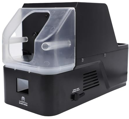 KIMISS Máquina de Burbujas de Niebla, Potente Fabricante de Burbujas de Humo para Bodas y Fiestas: Control Remoto, Efectos Múltiples para Eventos Inolvidables (Enchufe de la UE)