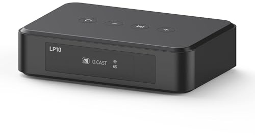 Arylic LP10 - Streaming musicale wireless, supporta AirPlay 2, Spotify e Tidal - Offre molteplici opzioni di streaming, compatibile con Chromecast, WiFi e Bluetooth - Preamplificatore con App