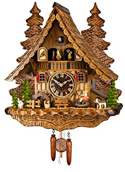 Reloj de cuco Quartz-movement Chalet-Style 44cm de Engstler