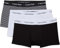 Calvin Klein Low Rise Trunk 3pk 0000u2664g Bóxer, Multicolor (White/B&w Stripe/Black), XL Hombre