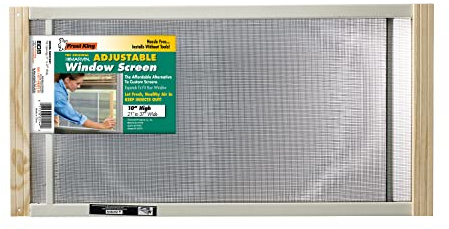 Frost King AWS1037SP WB Marvin Adjustable Window Screen, Natural
