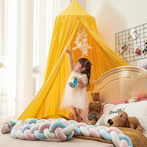 Flipped Warmth Baldachin Kinderzimmer, Kinder Moskitonetz Baldachin, Himmelbett Vorhänge, Betthimmel Babybett Kinderzimmer,3