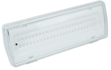 Yasta Lampada di Emergenza da Incasso a Parete 4W Luce LED Fredda 50 LED 400 Lumen Lampada di Sicurezza Da Muro Per Black-Out Luci Emergenza