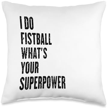 I do Fistball what's your superpower Throw Pillow
