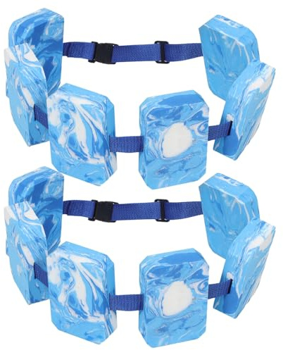 Gatuida Ceinture de flottaison réglable (2 pièces) - Équipement d'entraînement léger pour la Piscine et Les Exercices Aquatiques - Équipement de Fitness pour nageurs débutants
