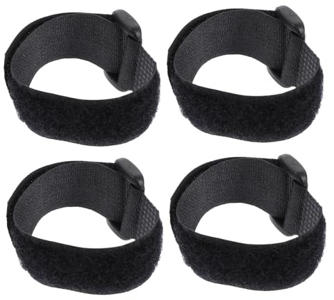 FOMIYES Lot de 4 Colliers Anti-Chant pour Coqs Noirs Ajustables, Accessoires Anti-Bruit pour Volailles, Col sans Nœud, Fournitures Pratiques pour Réduire Les Cris et Assurer Le Calme