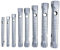 Jeu de clés à pipe double face longues | Convient comme clé à bougie | 8 pces 6-22 mm | No.450 K | WGB